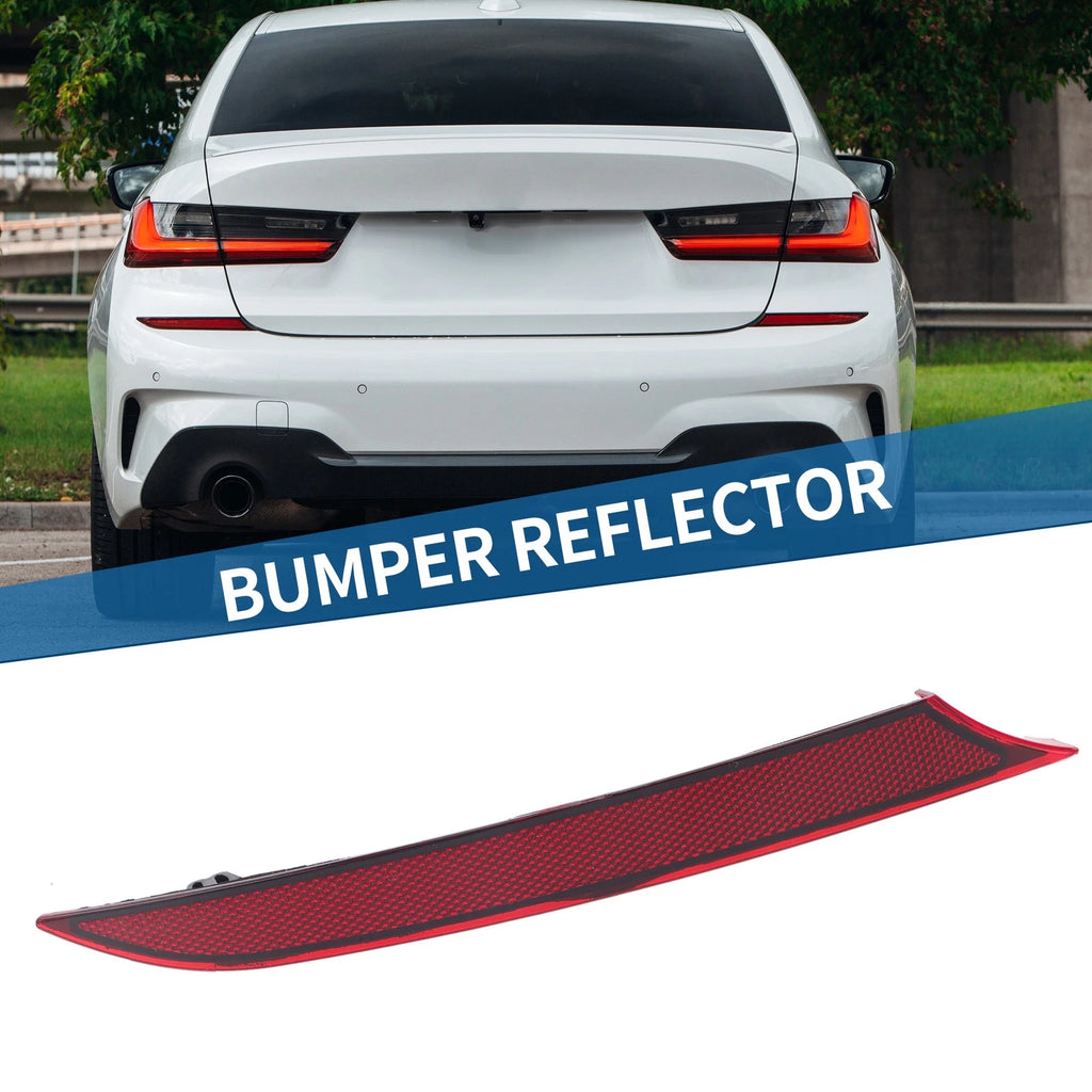 Rear Left Bumper Reflector Replacement for BMW 330e Base 2.0L (2021-2022)