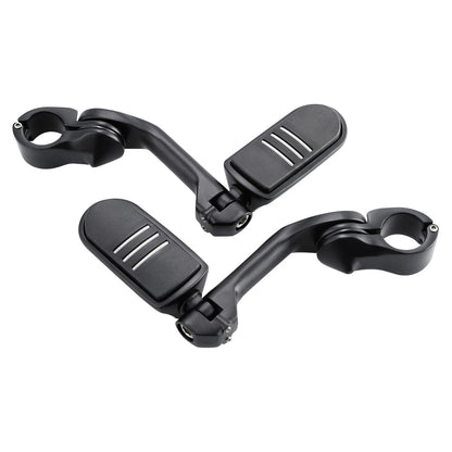 1 1/4'' Matte Long Angled Footpeg Pegs for Highway Engine Guard (Fits )