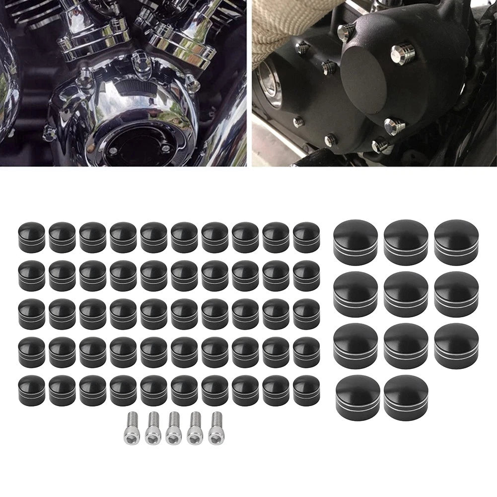 Engine Bolt Topper Caps Cover Kit for Harley Heritage Softail (2000–2023)