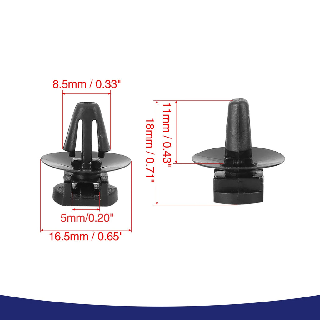 Car Clip Retainer Fastener with Cable Tie for Audi VW Skoda (20 Pack)