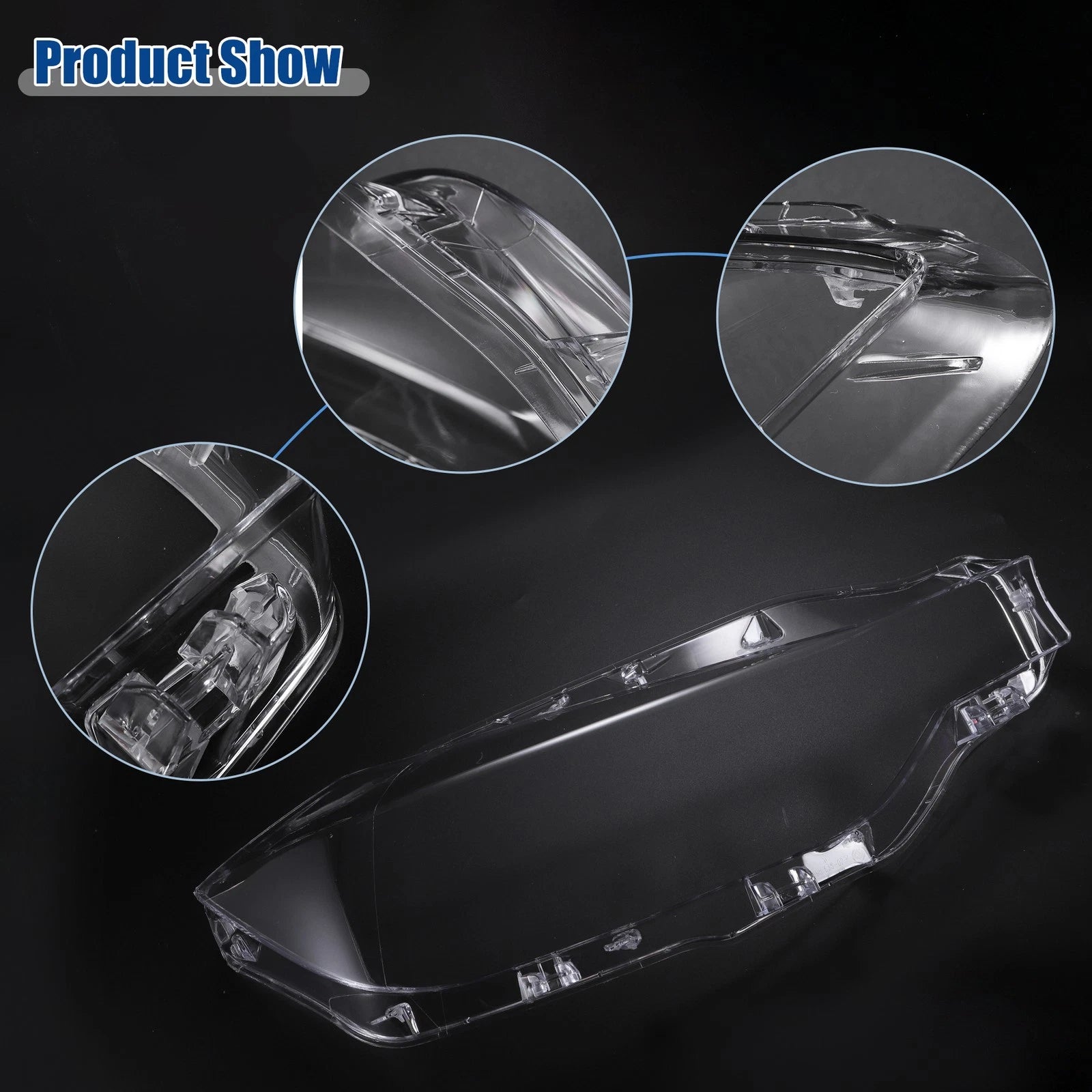 Headlight Clear Lens Cover for BMW 3 Series F30 (2016–2018) Replacement