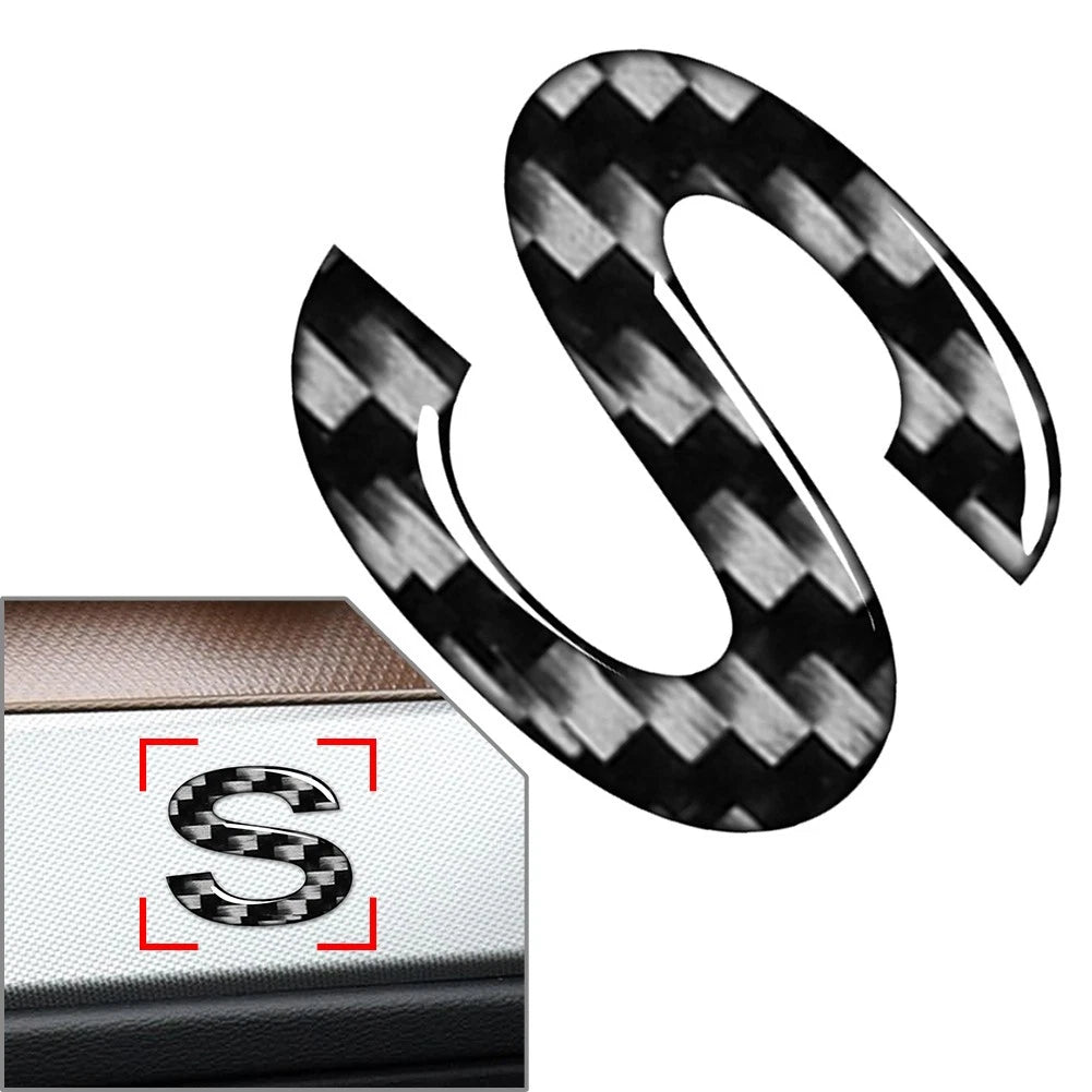 Car Badge Emblem Alphabet Letter Decals for
