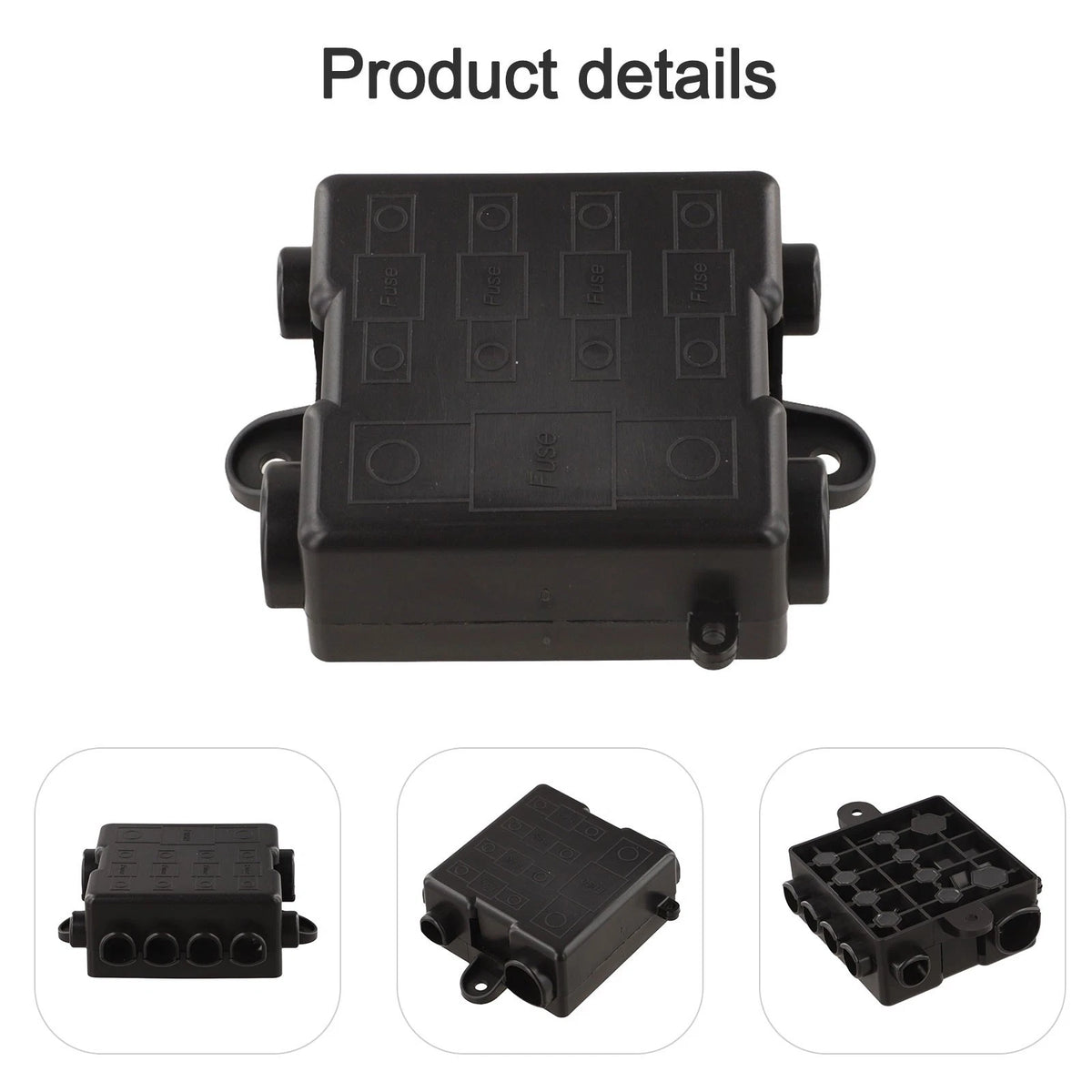 5-Way Fuse Box for Automotive Marine 12V 24V Applications 500A MEGA Fuses
