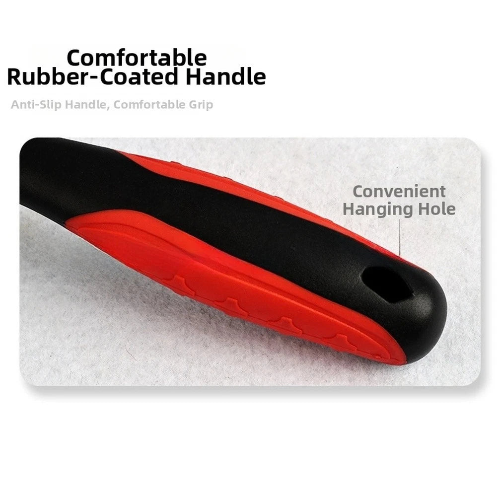 3-Piece Reversible 72 Tooth Ratchet Wrench Set with Rubber Handle