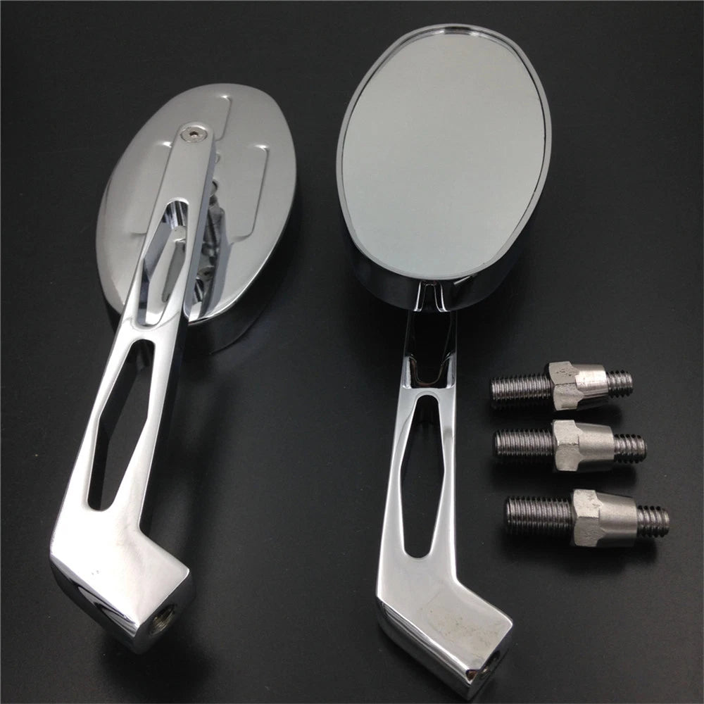 Alloy Custom Mirror for Harley Softail Fat Boy (Oval Shape)