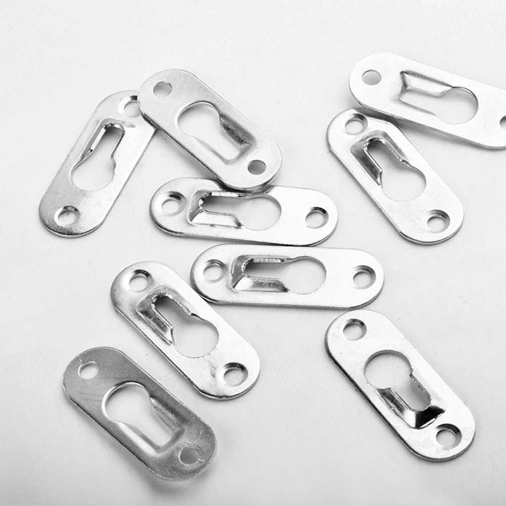 Metal Mirror Hook Snap Hanger Bracket for Flat Frames