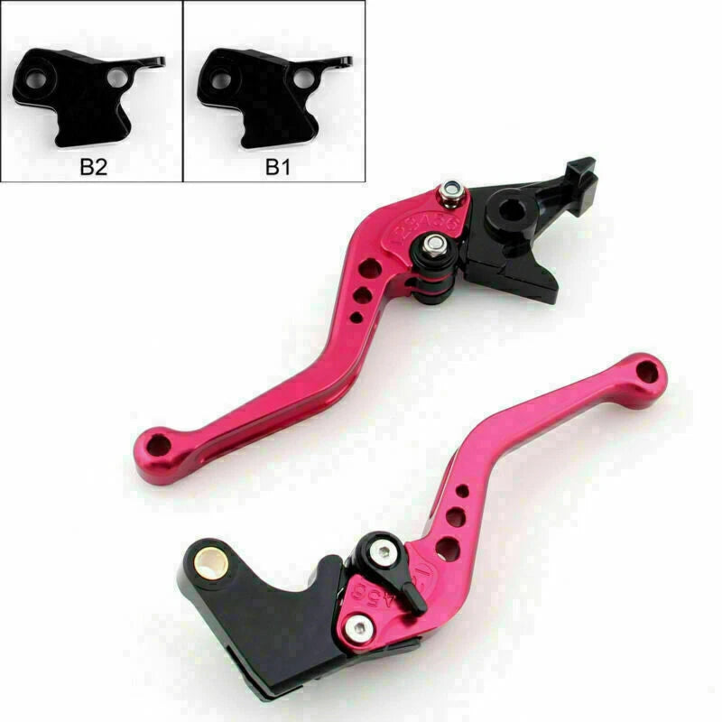 Short Brake Clutch Levers for BMW K1600 K1200 K1300 R1200R R1200S R1200GS (2010–2020) Red T9