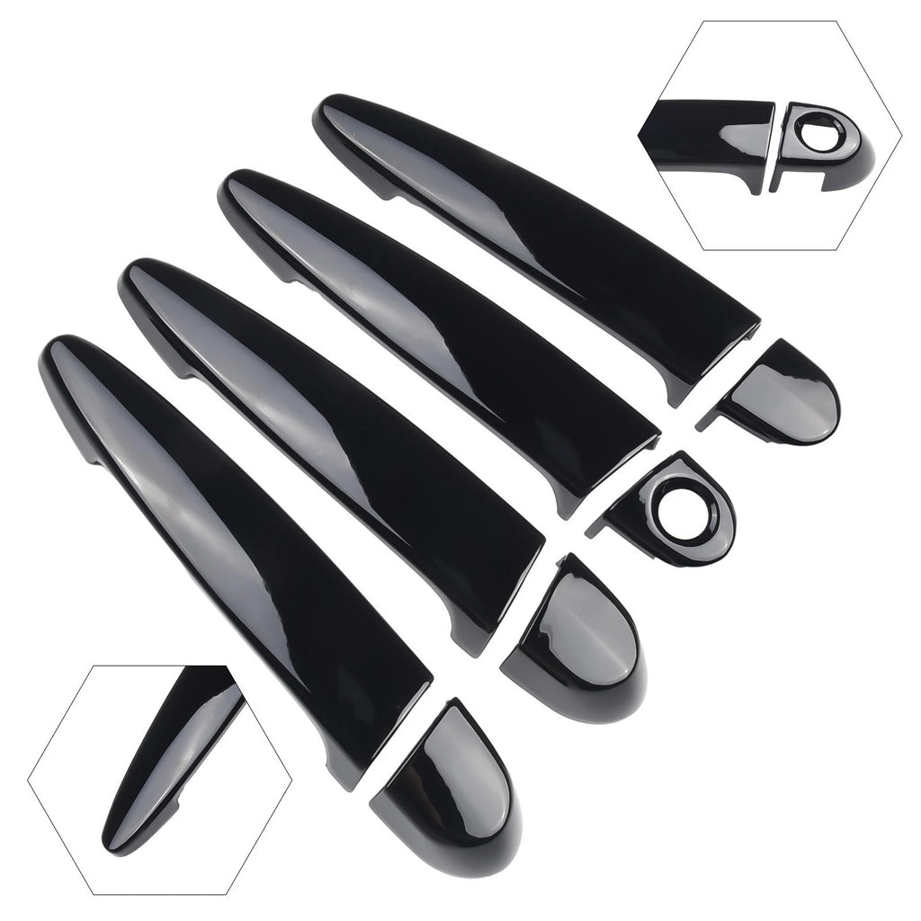 Gloss Black Door Handle Cover for BMW E87 E90 E91 E92 E93 F30 (2007–2019)