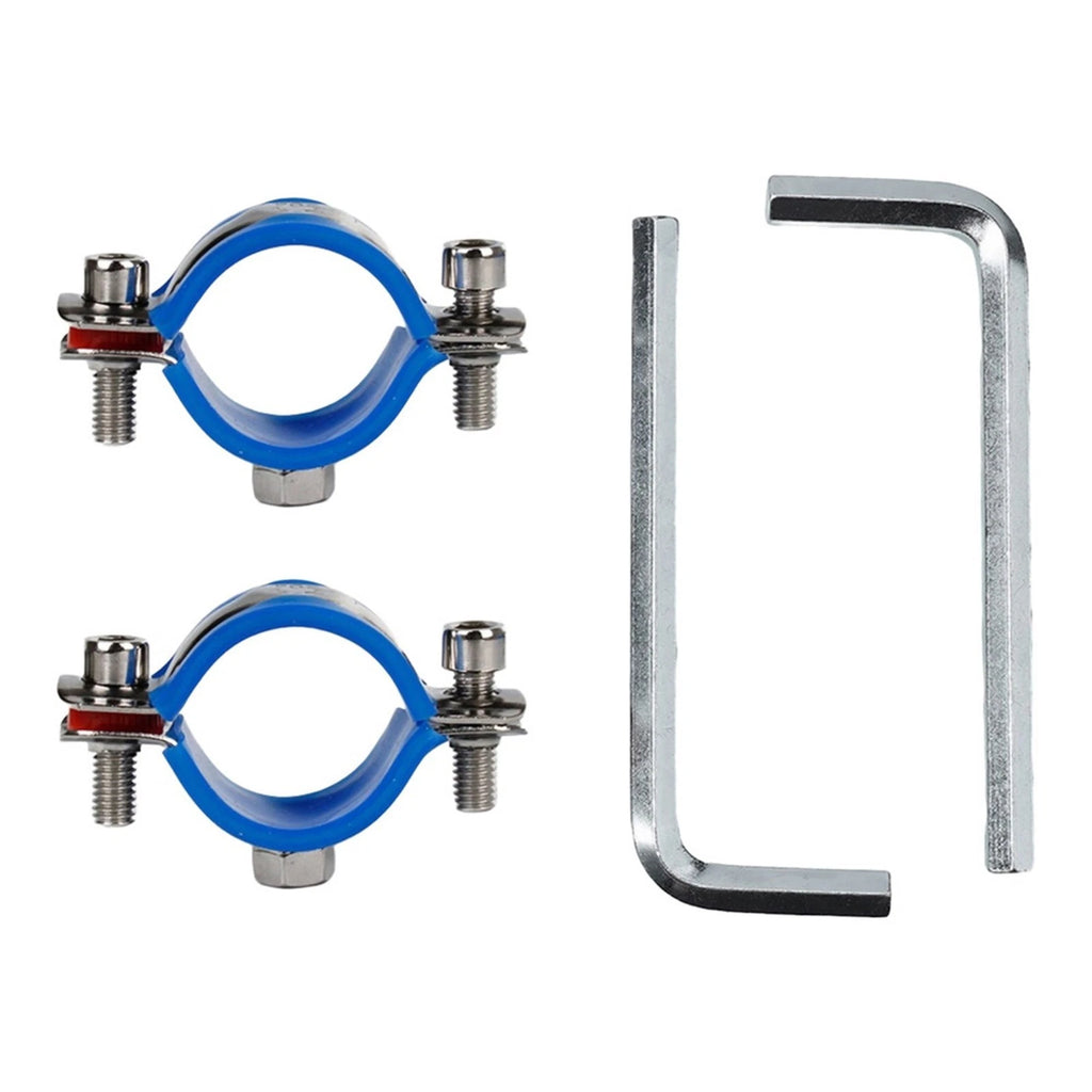 2PC Adjustable Pipe Clamp Kit for Office Chair Cylinder with Wrench