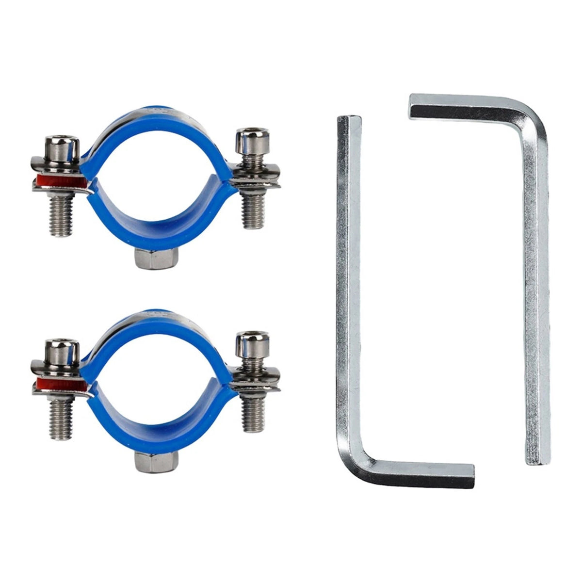 2PC Adjustable Pipe Clamp Kit for Office Chair Cylinder with Wrench