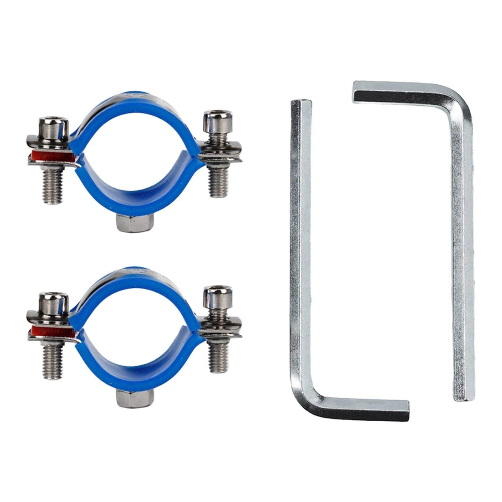 2PC Adjustable Pipe Clamp Kit for Office Chair Cylinder with Wrench