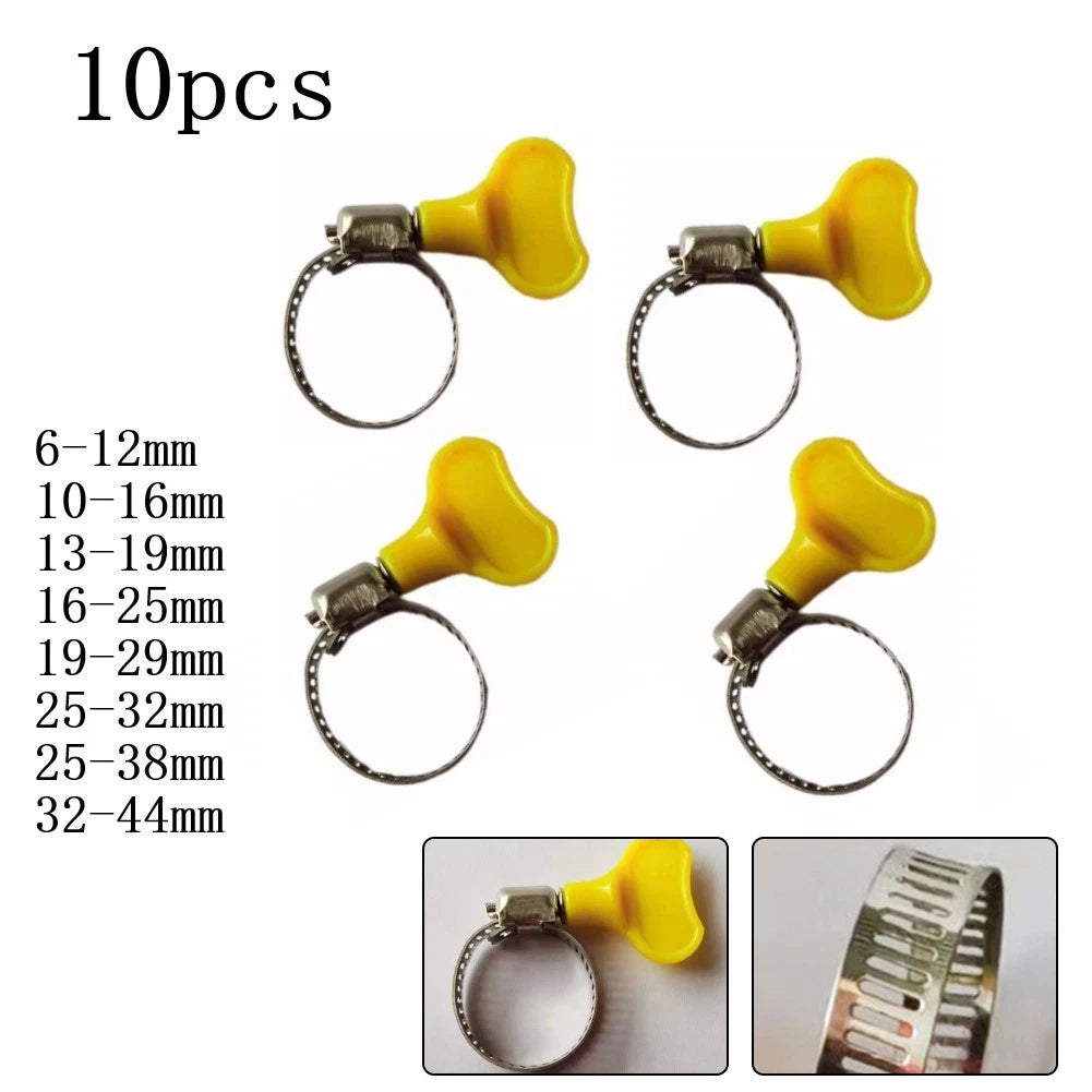 Hose Clip Set for Automotive Applications (Plastic, Stainless)