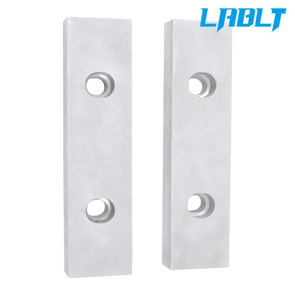 Set of 2 Aluminum Machinable Soft Jaws for 6" Mill Vises