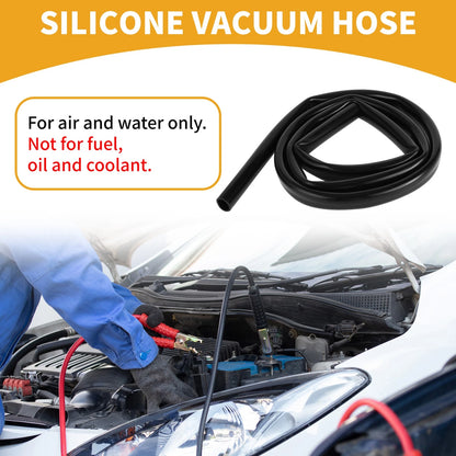 Silicone Vacuum Tubing Hose 5.5FT 5/8" ID 2mm Thickness for Air Water