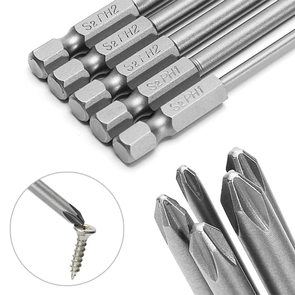 Electric Drill Screwdriver Bits PH2 1/4 Inch for