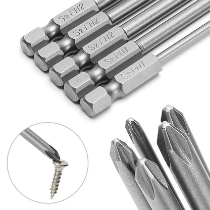 Electric Drill Screwdriver Bits PH2 1/4 Inch for