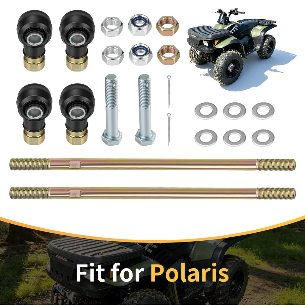 2 Tie Rod Set for Polaris Sportsman 335 400 500 600 700 (1998–2008)