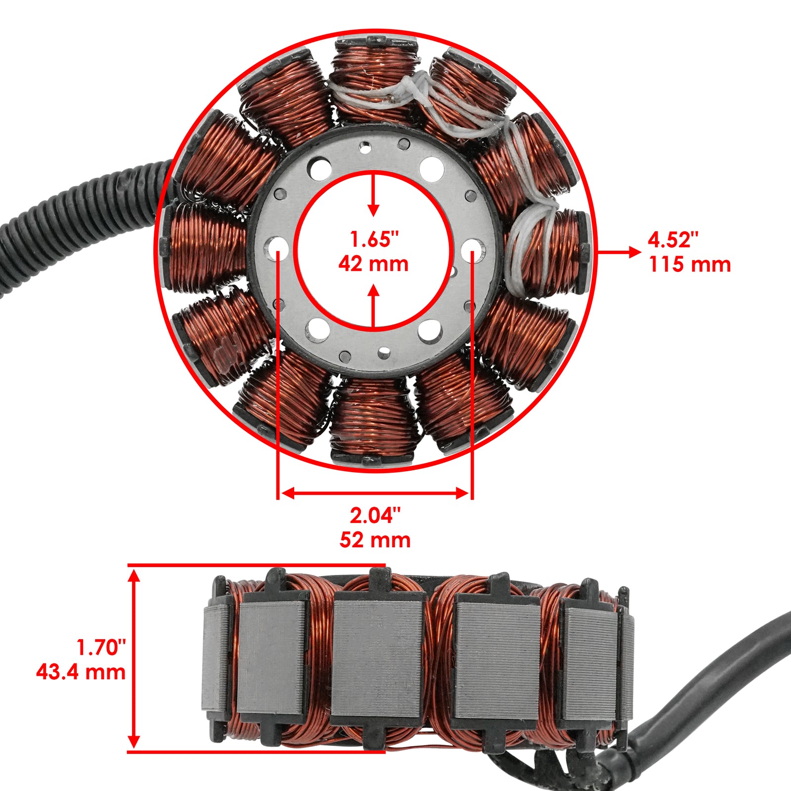 Stator Assembly Replacement for Ski Doo Skandic 600 Wt Swt HO E Tec (2011–2020)