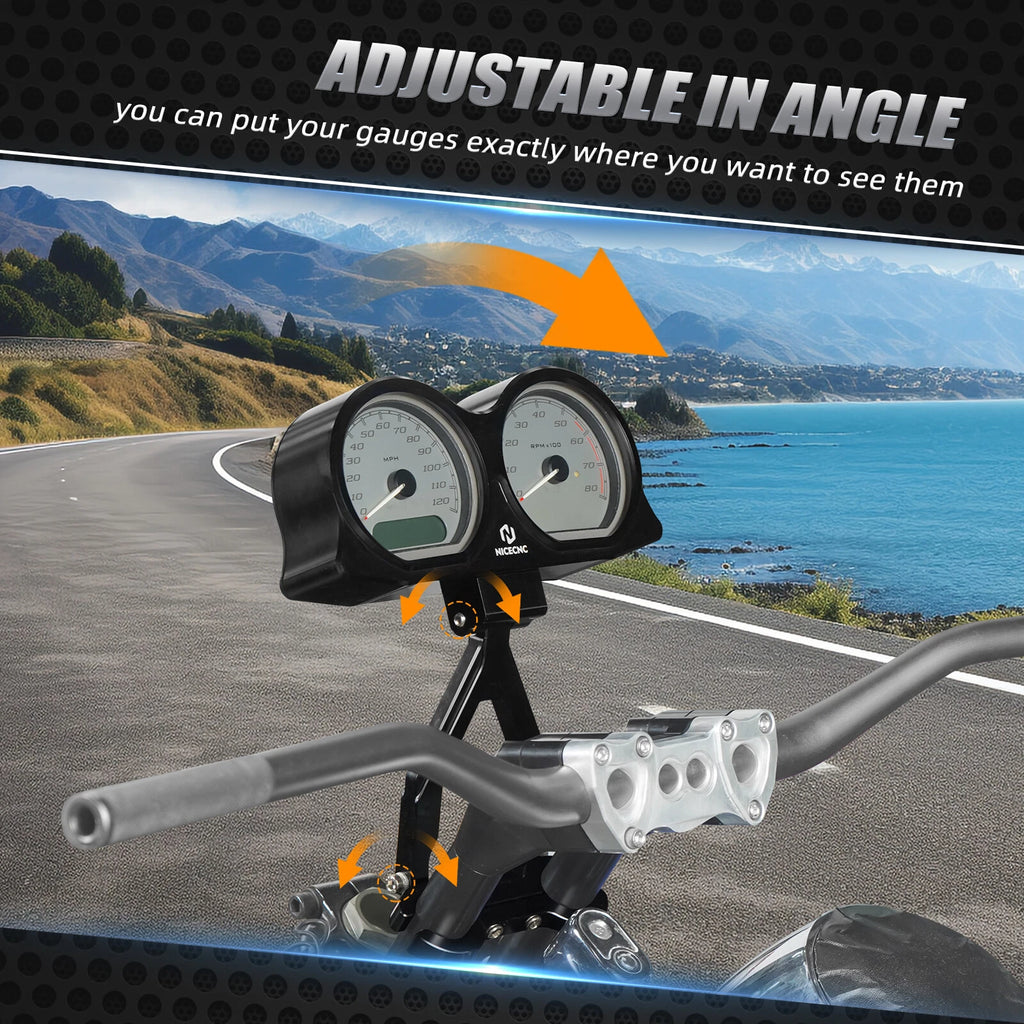 Gauges Bezel Pull Back Riser Bracket for Harley Road Glide (2015–2023)
