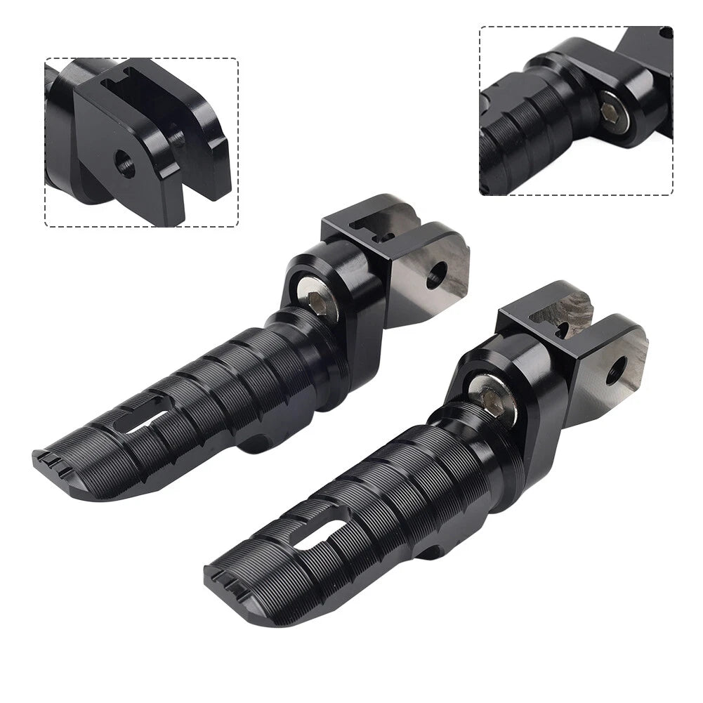 Pair Black Foot Pegs for Ducati Monster 821 797 (2014–2020)