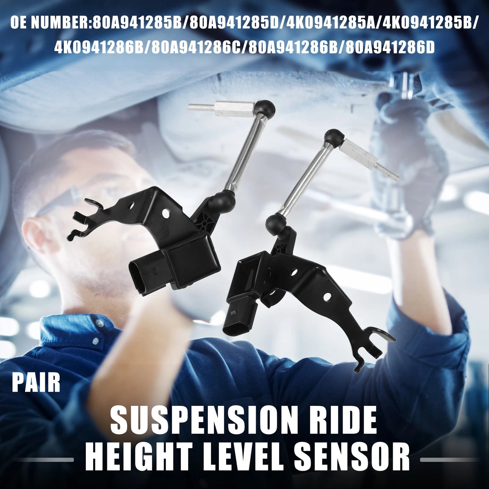 Air Suspension Ride Height Level Sensor for Audi A6 Allroad (2014–2019)