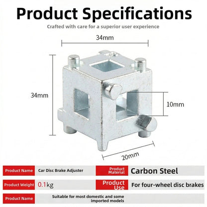Brake Caliper Adjuster Kit for Piston Retraction (3/8 Square Drive)