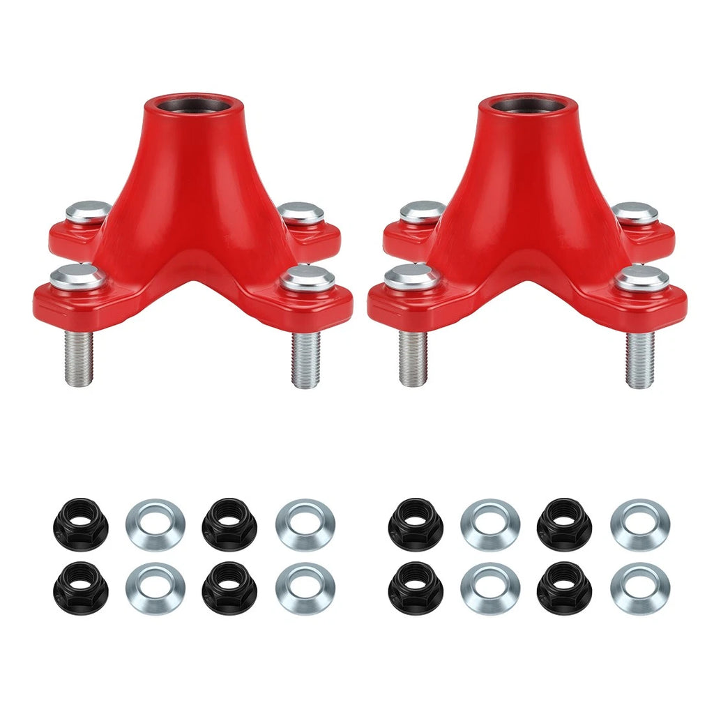 2 Rear Wheel Hubs w/Nuts for Honda FourTrax 250 TRX250X TRX300X TRX400X