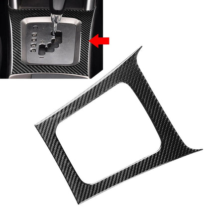 Carbon Fiber Gear Shift Panel Frame Cover Trim for Subaru Forester (2008–2013)