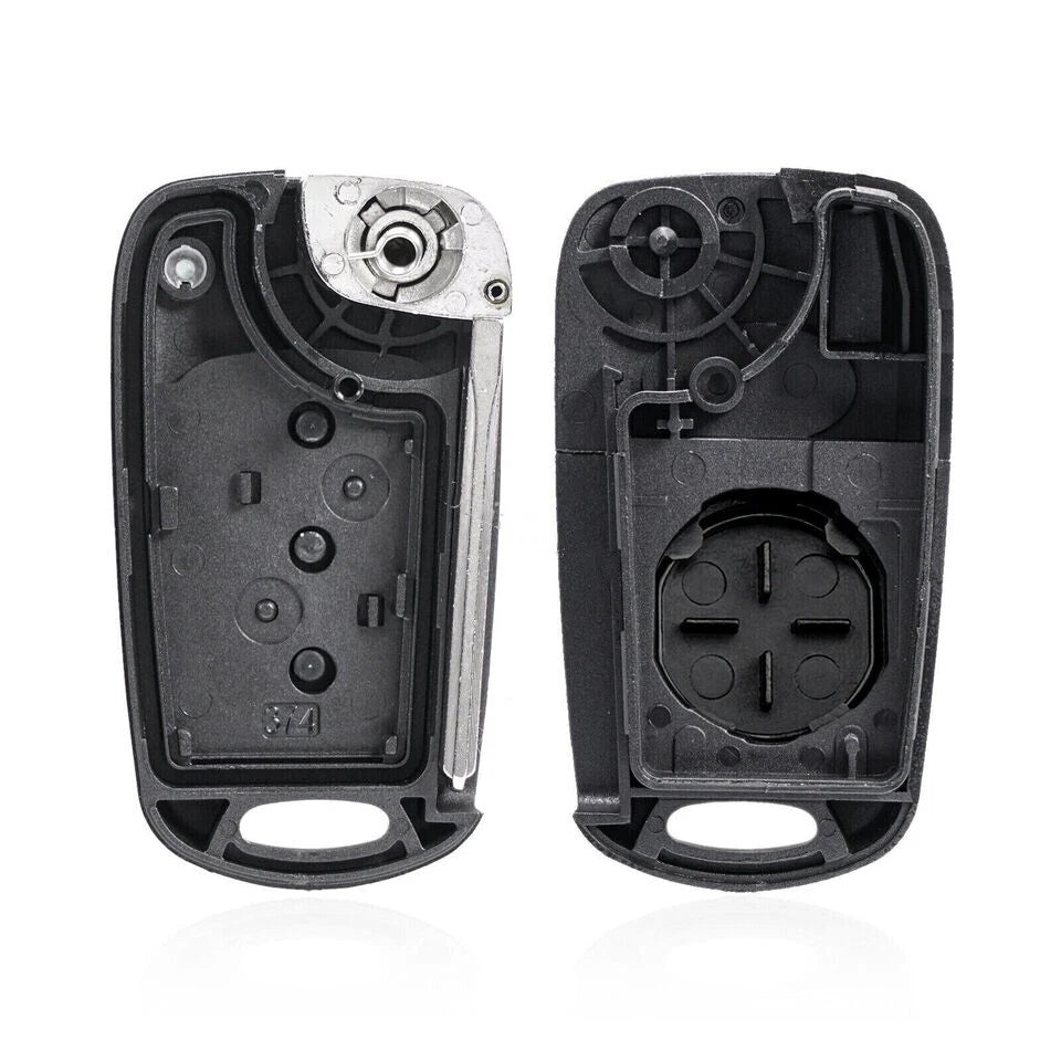 Key Fob Case Shell with Blank Blade for Kia Picanto (2011–2017)