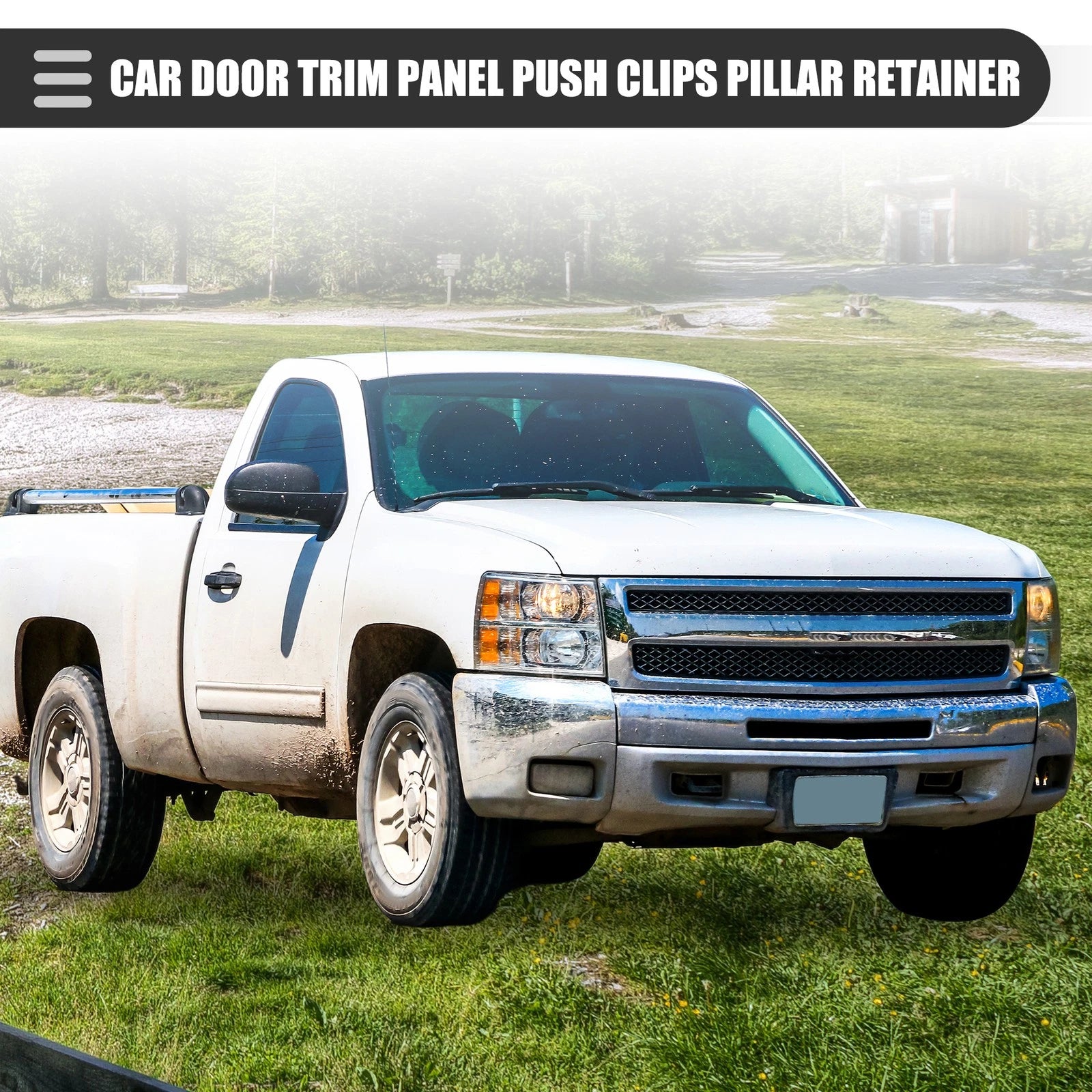Door Trim Panel Retainer Clips Replacement Set for Chevrolet (1968–1991)