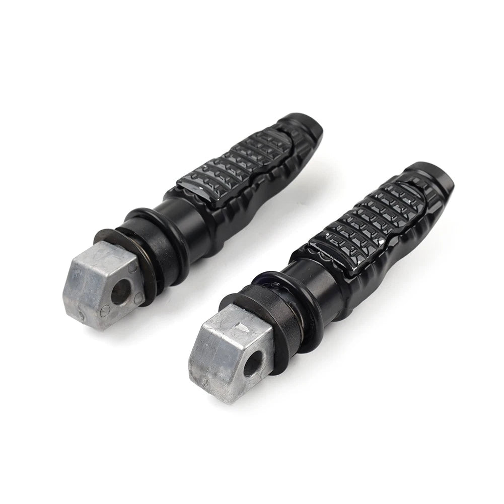 8MM Insertable Rear Motorcycle Foot Pegs for Harley Honda