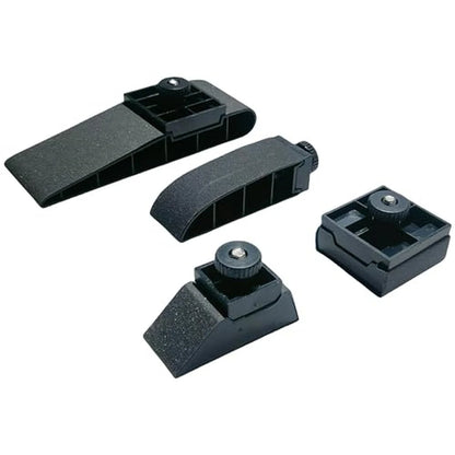 4 Piece Set of Lightweight Plastic Sandpaper Blocks for Wood Leather Car