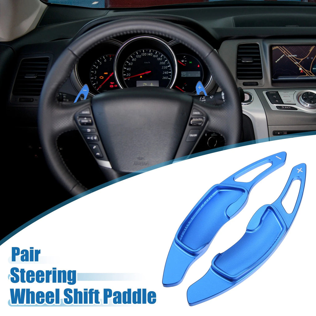 Steering Wheel Shift Paddle Cover for Subaru Legacy 2010–2018 Blue (Set)