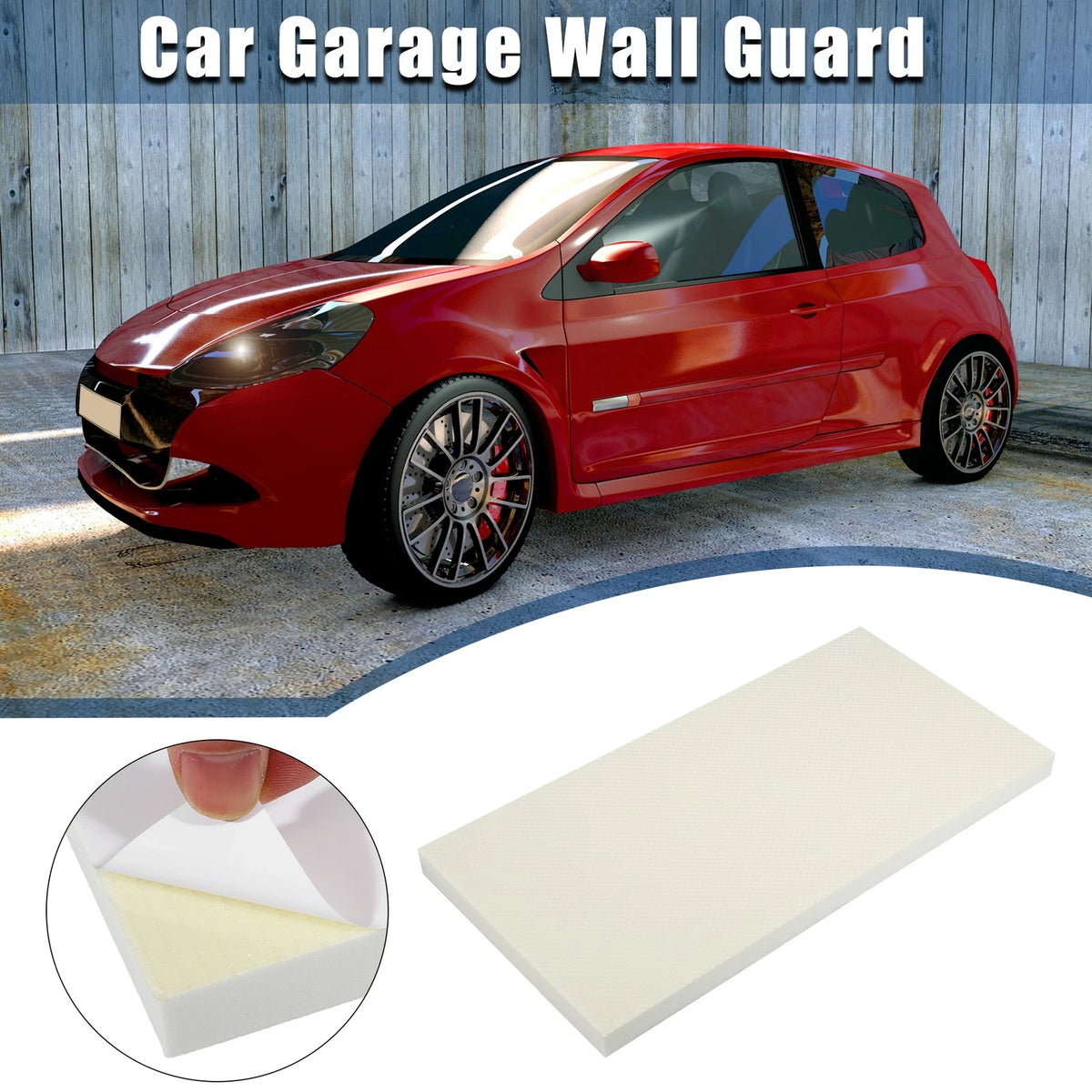 Car Garage Wall Guard Door Bumper Protector 400x200x20mm