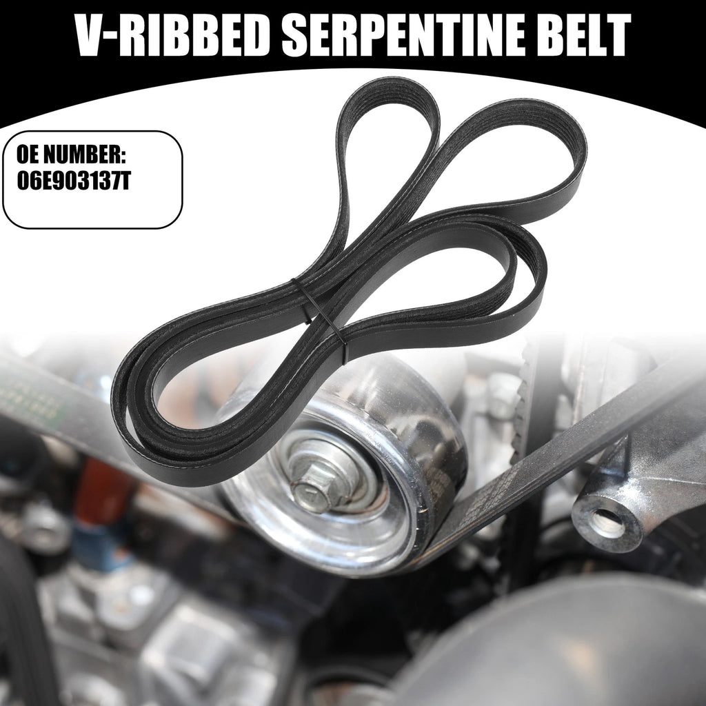 V Ribbed Serpentine Belt Replacement for Audi S5 3.0L (2012–2017)