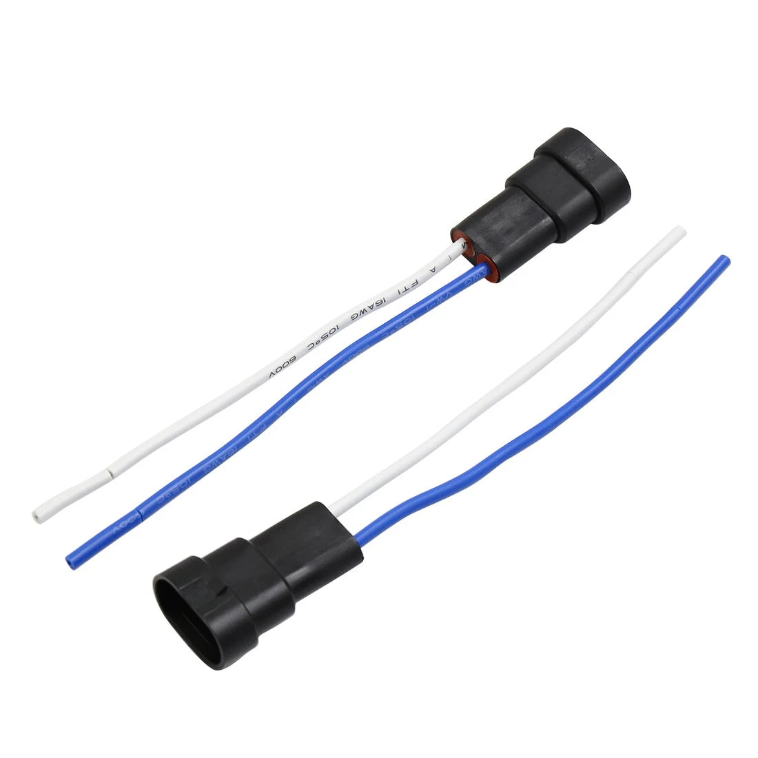 2X Wire Harness Socket Adapter for Car Light Bulb 9005 9006 H11