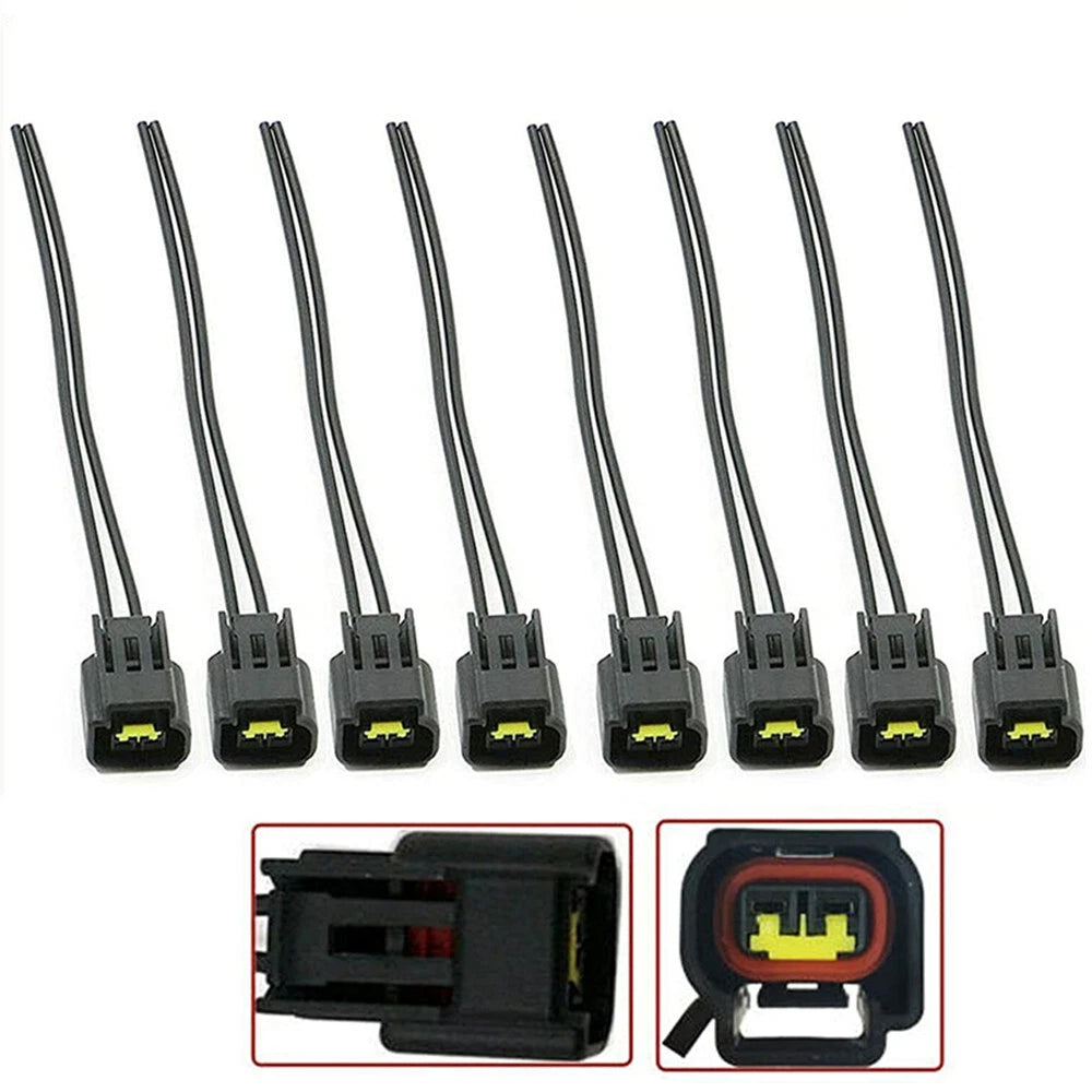 8Pcs For 91-11 Ford 4.6L 5.4L 6.8L Ignition Coil Connector Plug Harness Pigtails