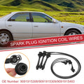 3PC Ignition Coil Spark Plug Wire Cable Replacement for Lexus ES300 (1997–2001)