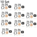 Set of 10 Carburetor Repair Kits for Walbro K22-HDA Chainsaw