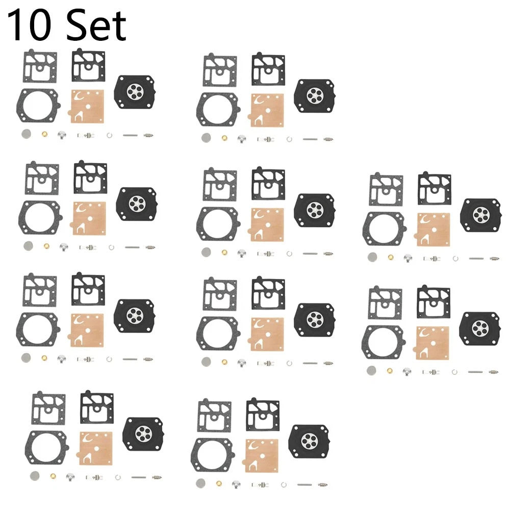 Set of 10 Carburetor Repair Kits for Walbro K22-HDA Chainsaw