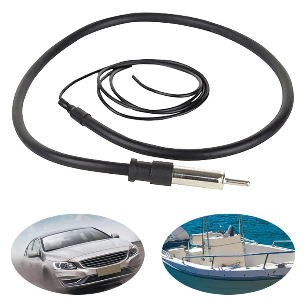 Weatherproof Marine Antenna for Boats RVs ATVs UTVs (FM AM)