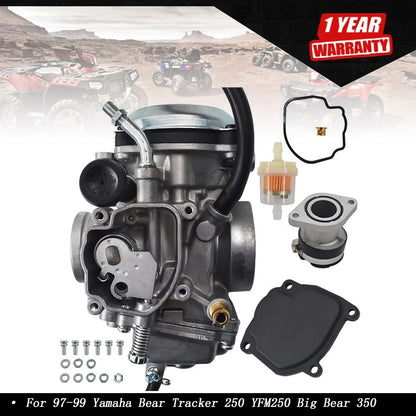 Carburetor for Yamaha Bear Tracker 250 YFM250, Big Bear 350 YFM350 (1997–1999)