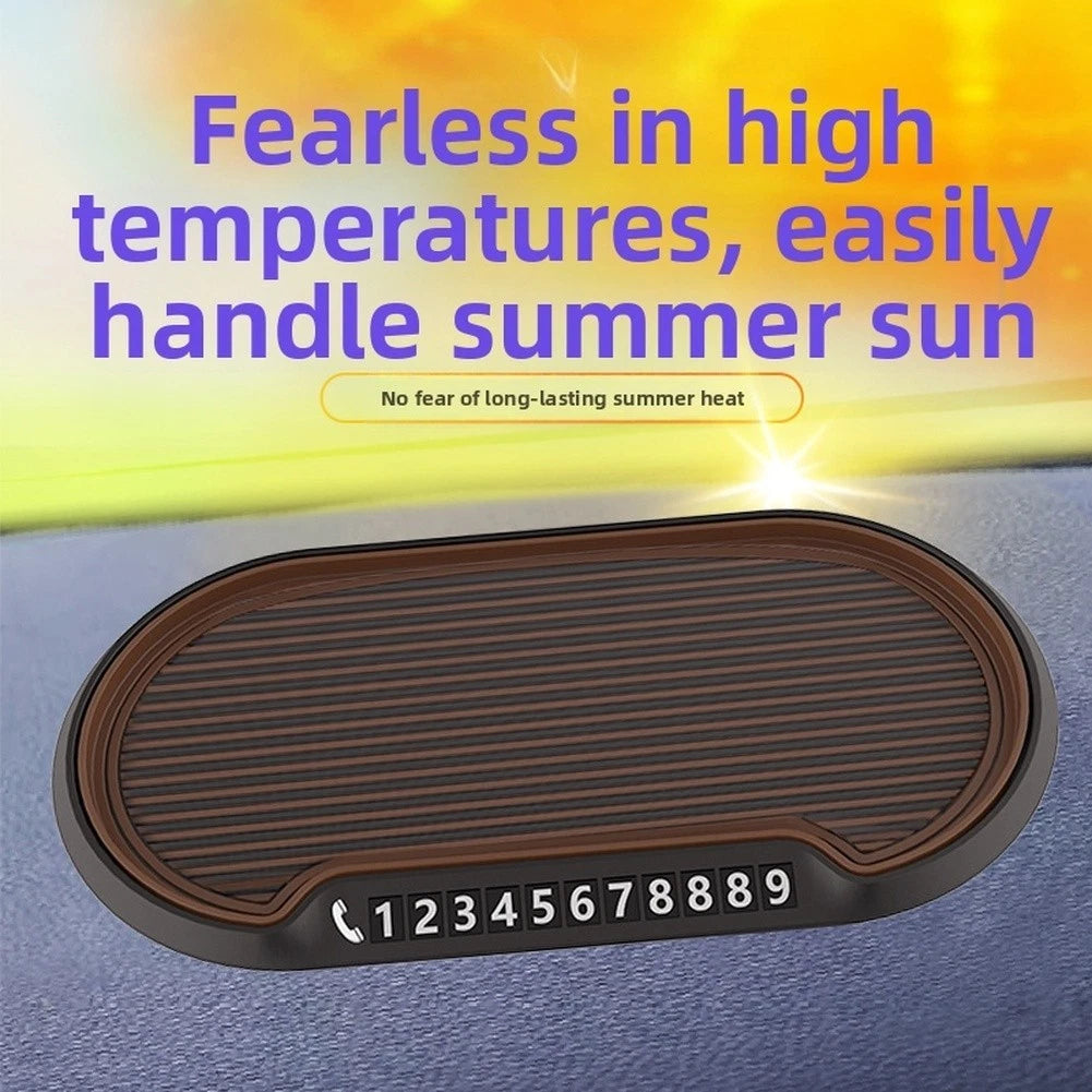 Non-Slip Phone Holder Mat for Car Dashboard - Washable, Heat Resistant