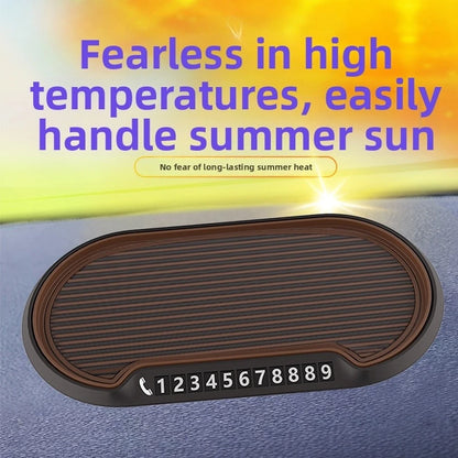 Non-Slip Phone Holder Mat for Car Dashboard - Washable, Heat Resistant