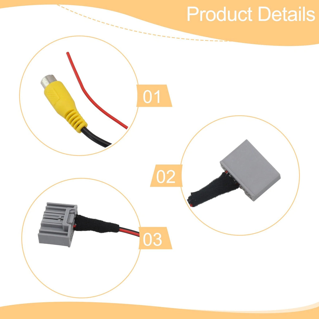 Rear Camera Video Converter Cable for Practical Car (2013–2015)