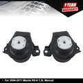 2X Front Left & Right Motor Mounts for Mazda RX-8 (2004–2011) 1.3L Manual