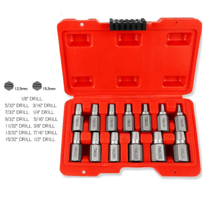 13 Pcs Bolt Extractor Kit for Automotive Use