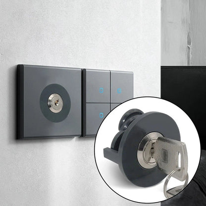 5X Socket Lock with Key for Electrical Outlet Power Anti Theft Protection