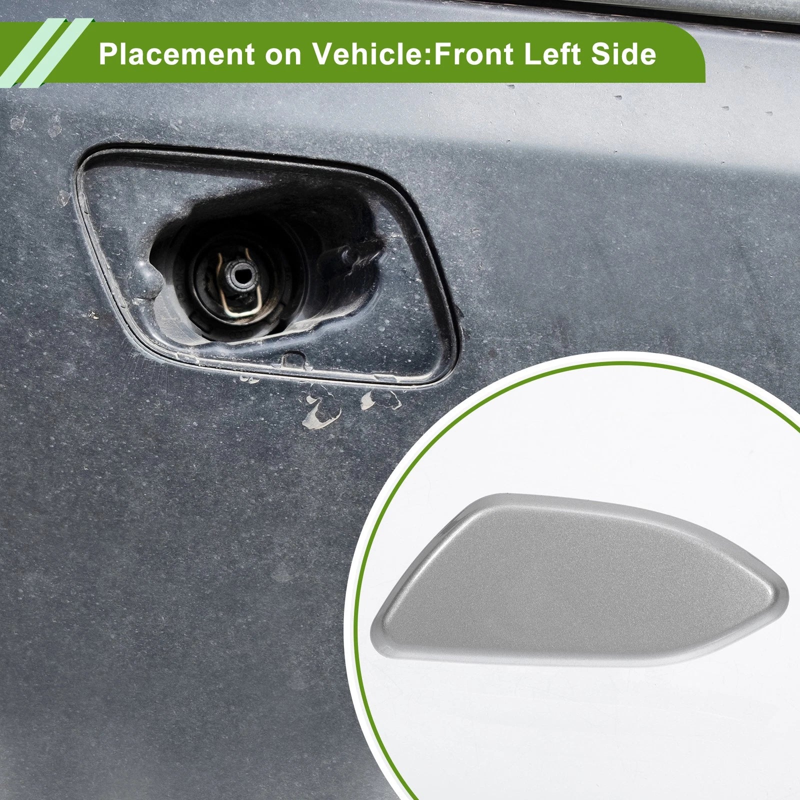 Front Left Washer Nozzle Cover Replacement for Toyota Rav4 (2010–2012)