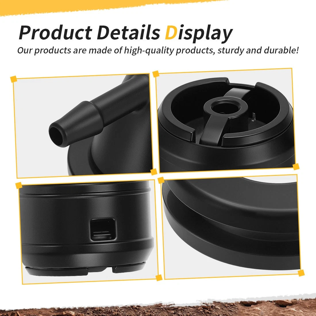 2X Fuel Tank Vent & Insulation Grommet for Club Car DS Precedent (1992–2015)